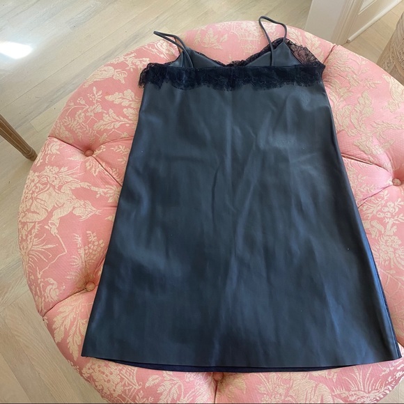 Zara Faux Leather Camisole Dress - Picture 5 of 7
